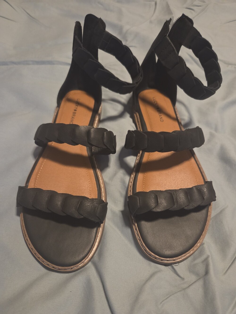 Lucky Brand Kandiss Leather Sandals